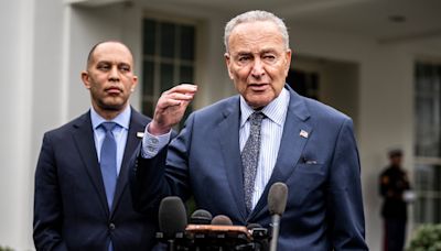 Democratic leaders Chuck Schumer and Hakeem Jeffries endorse Harris for president