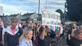 Fire breaks out after protest at Dublin factory earmarked for asylum seekers