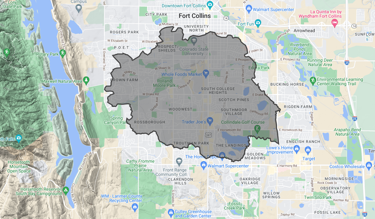 How big is Alexander Mountain Fire? How it compares to Fort Collins, Cameron Peak Fire