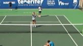 Tenis insólito: el inesperado desenlace de un partido de dobles en Tenerife, en medio de la sorpresa, la incredulidad y la bronca