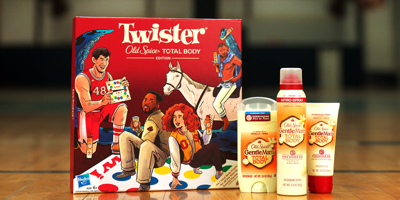 Old Spice Total Body Deodorant is Freshening Up Game Nights with Twister Collab