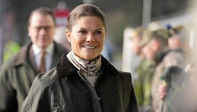 Swedish Crown Princess Victoria starts officer training