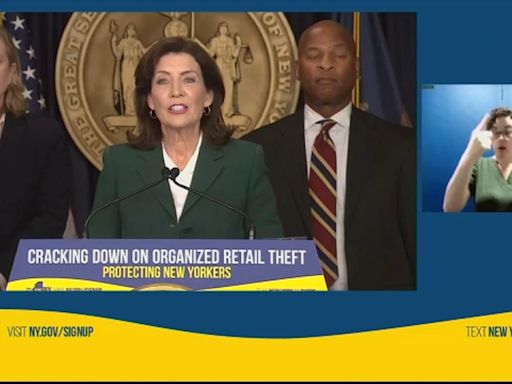 Gov. Hochul unveils steps to combat shoplifting, other retail theft in New York City