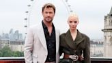 Anya Taylor Joy & Chris Hemsworth Pose in Front of London Eye During ‘Furiosa’ Press Event