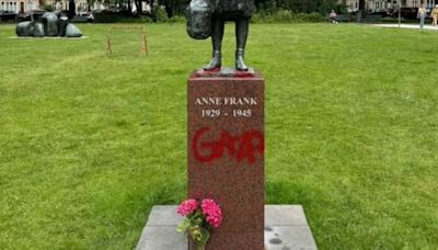 Anne Frank statue in Amsterdam defaced for second time in less than a month