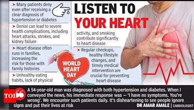 Denial And Neglect Bad For Your Heart: Cardiologists | - Times of India