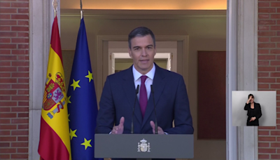 Las referencias de Pedro Sánchez a Begoña Gómez en su discurso institucional desde Moncloa