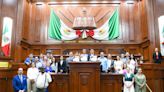 Congreso de Aguascalientes recibió a participantes del Parlamento Infantil en San Lázaro