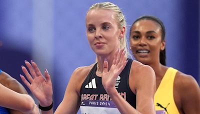 Team GB's Keely Hodgkinson eases to victory in 800m Olympic heat