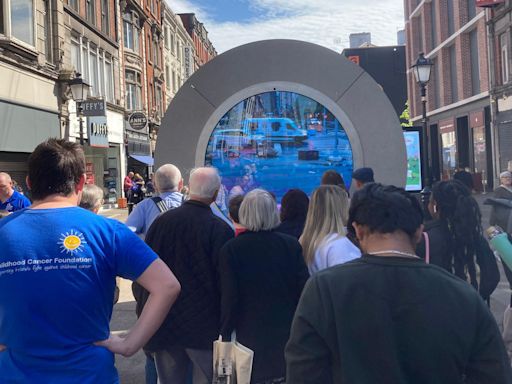 The livestream portal connecting Dublin and New York