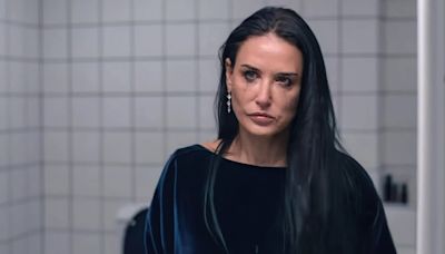 La nueva película de terror de Demi Moore es tan polémica que mucha gente abandona la sala: “Es demente”