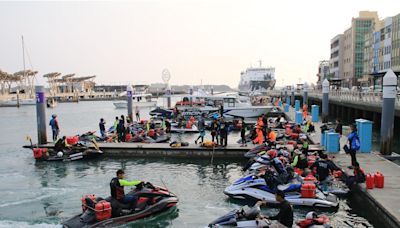 2立委率30台水上摩托車 挑戰嘉義到澎湖藍色公路