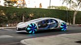 Drive like it's 2154: What it's like to take the space joystick of the wild Mercedes 'Avatar' concept car