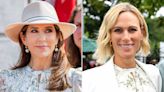 Queen Mary of Denmark and Zara Tindall Twin in the Same Summer Dress One Day Apart