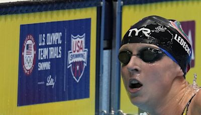 Ledecky no falla en 1500 libre y Dressel, sin plaza olímpica en 100 libre