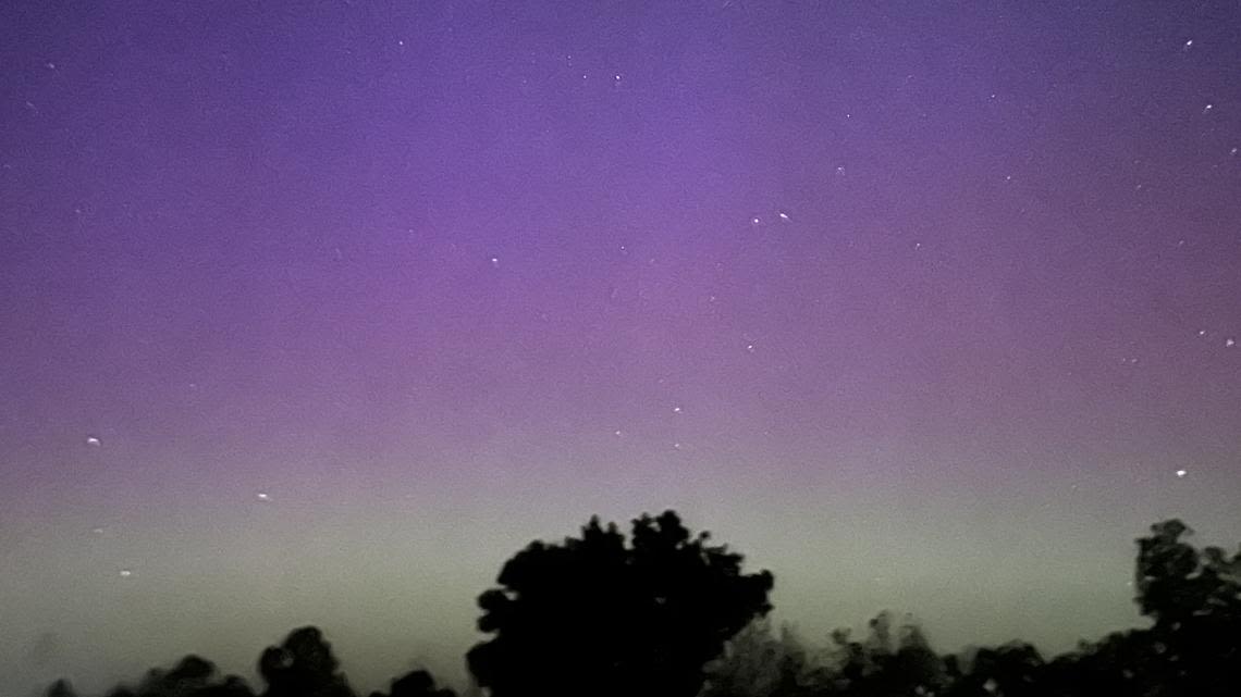 Northern lights less visible Saturday night across Northern California compared to Friday
