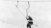 Vintage Photo Emerges Of Legendary Skier Alf Engen Riding One Of World's First Chairlifts