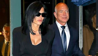 Jeff Bezos and Lauren Sánchez Hold Hands While Stepping Out for Dinner in N.Y.C.
