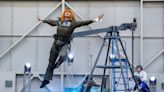 Watch: Lift-off for spectacular theatre show at RAF museum