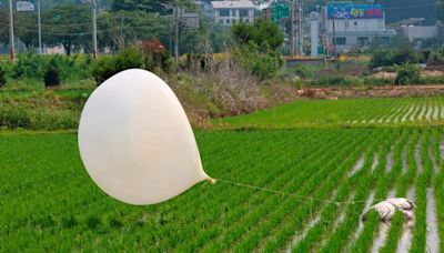 Los globos con basura lanzados por Corea del Norte perturbaron el tráfico aéreo en el Sur