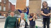 Glasgow parents protest against cuts to teacher numbers