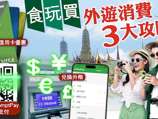 港人愛旅遊 兌換外幣、賺盡信用卡優惠貼士！