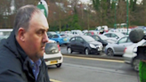 Moment Yorkshire cowboy builder confronted by Dominic Littlewood on TV in Morrison's car park