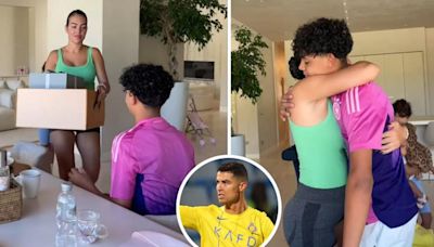 Cristiano Ronaldo junior recibe costoso regalo por parte de Georgina