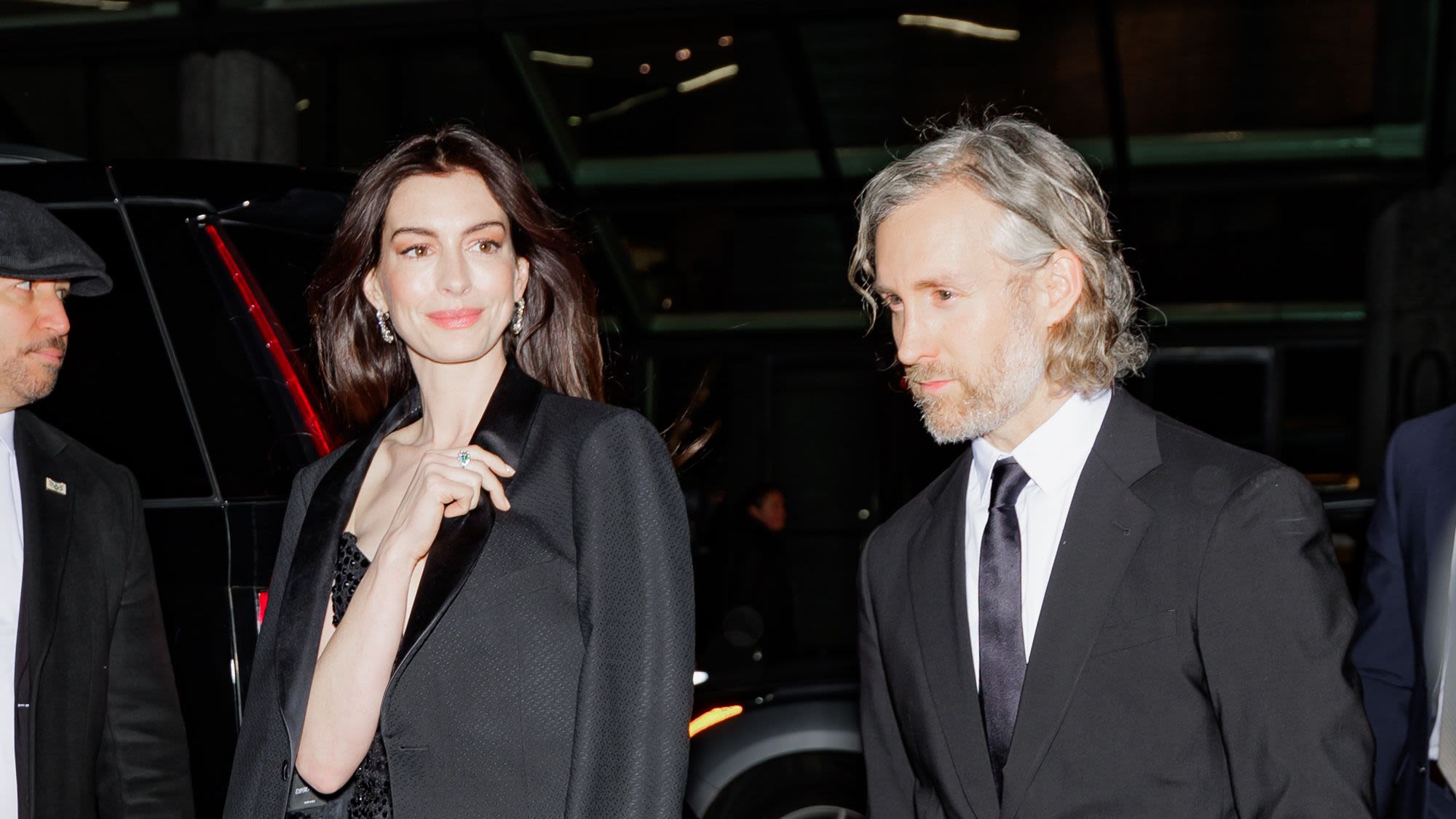 Anne Hathaway Held Hands With Her Husband, Adam Shulman, After ‘The Idea of You’ Screening