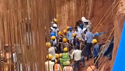 Karnataka: Worker Trapped Under Soil At Construction Site In Mangaluru; Rescue Ops Underway