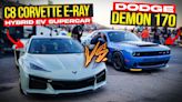 Dodge Demon 170 Shows Corvette E-Ray Who’s Boss On The Drag Strip