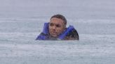 Trent Alexander-Arnold tackles floating play park in Barbados with Iris Law