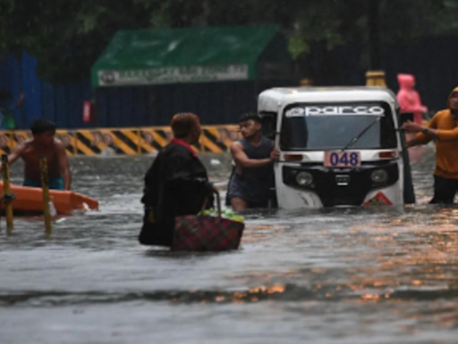 Typhoon Gaemi floods Manila with knee-deep water, 16 flights cancelled - Times of India
