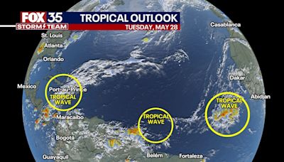 3 tropical waves emerge days before the 2024 hurricane season; Will they impact Florida?