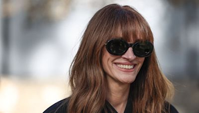 Julia Roberts Just Cut Her Signature Long Waves Into A Warm Blonde Lob Haircut