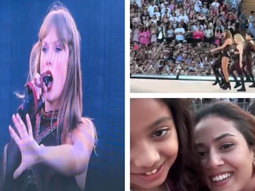 Mira Rajput, daughter Misha leave Shahid Kapoor and Zain behind for magical Taylor Swift concert in Munich. Watch video