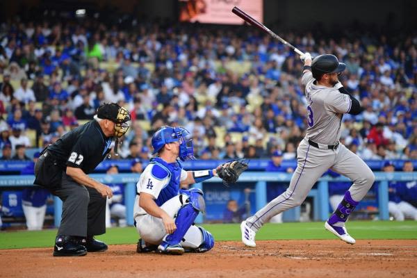 Rockies open series with rare road win over Dodgers