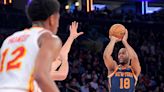 Struggling Alec Burks misses Knicks’ win over Pistons with sprained shoulder