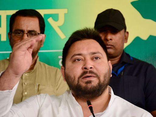 Arrest Me If Am Behind Bridge Collapses: Tejashwi Yadav Dares JDU