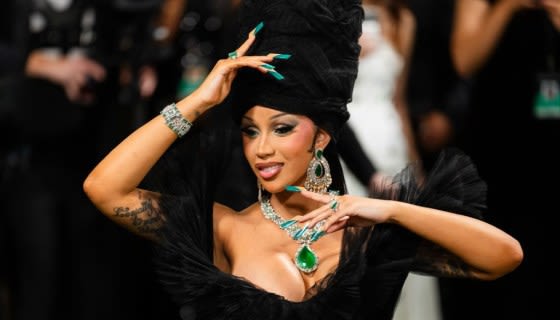 Cardi B Claps Back At Former Vogue Editor After Met Gala Red Carpet Interview