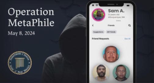 ‘Operation MetaPhile’ catches two online predators in the act amid New Mexico’s fight against Meta platforms