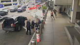 Violent road-rage fight at L.A. airport leaves elderly woman unconscious