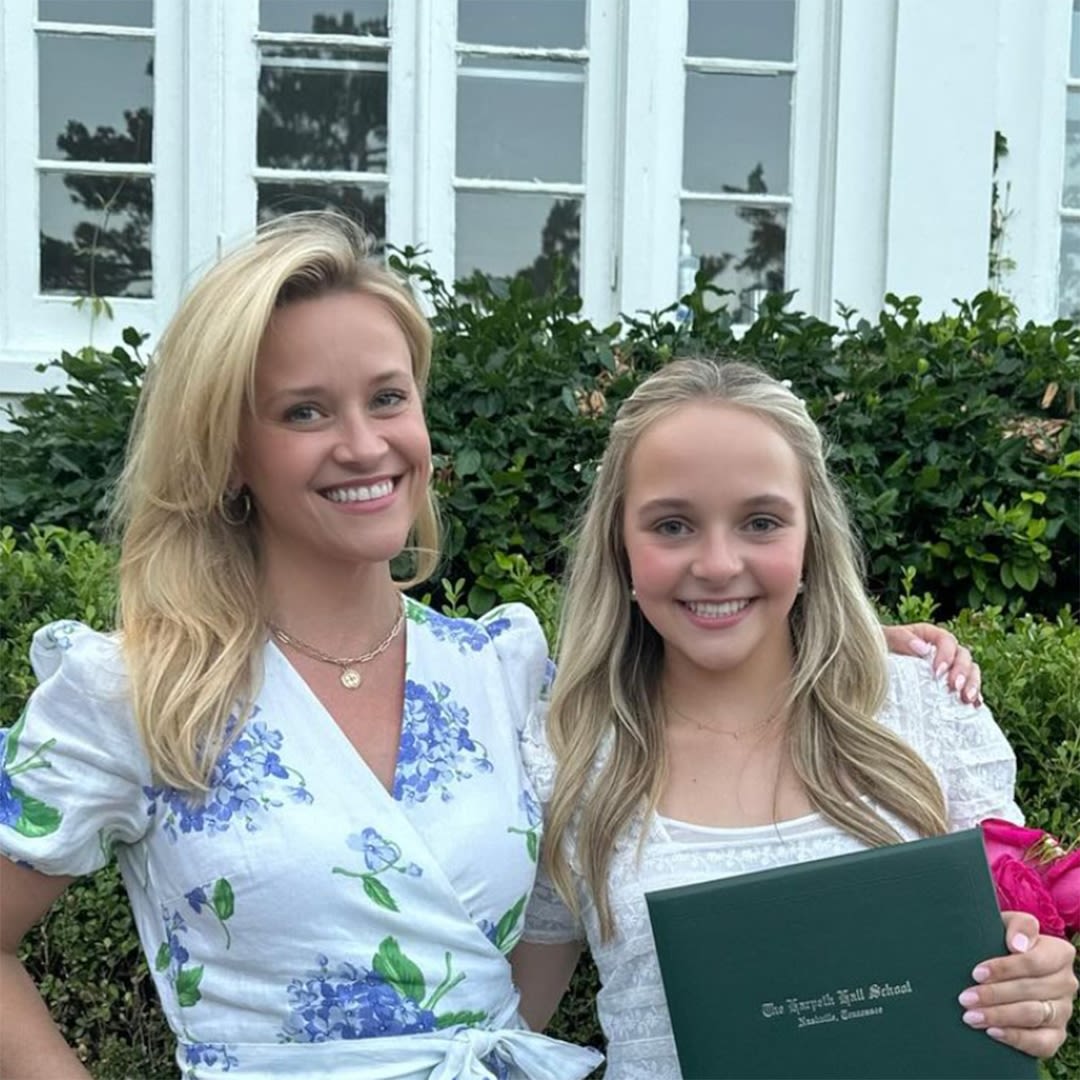 Reese Witherspoon Cries “Tears of Joy” After “Incredible” Niece Abby’s High School Graduation - E! Online