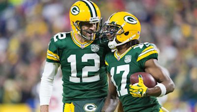 Davante Adams reveals that Aaron Rodgers has been 'in the ear' trying to recruit the Raiders WR to the Jets