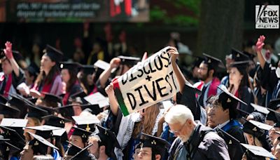 Hundreds of students stage walkout from Yale graduation in anti-Israel protest