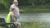 Camp Hero hosts fishing event for visually impaired veterans