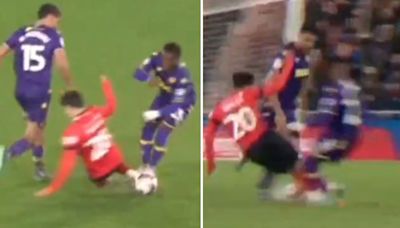 'World's worst cameo' - Luton player sent off just 36 SECONDS after coming on