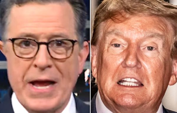 Stephen Colbert Gives Donald Trump's MAGA Slogan A Brutal New Meaning