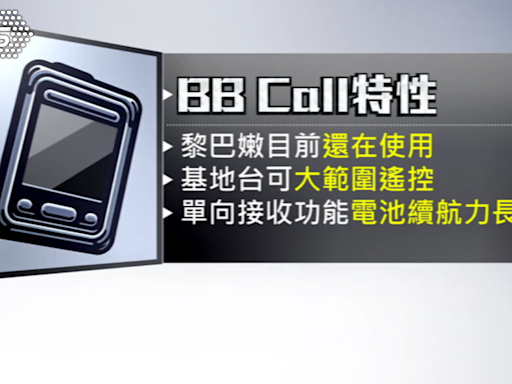 以色列駭BB Call引爆？ 專家：被改造、通電就爆