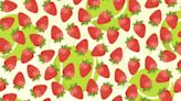 You have 20/20 vision if you can find the strawberry with the missing stem